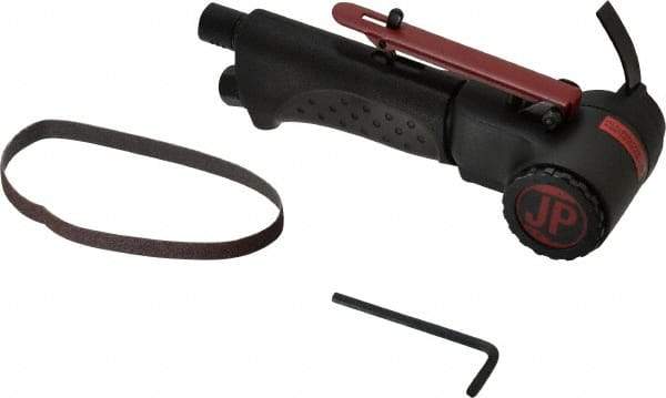 PRO-SOURCE - 3/8 x 13 Inch, 18,000 RPM Air Belt Sander - 1/4 Inch Inlet, 4.2 CFM Air Consumption - Industrial Tool & Supply