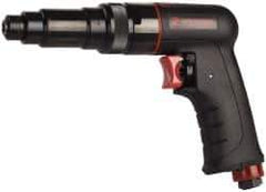 PRO-SOURCE - 1/4" Bit Holder, 1,800 RPM, Pistol Grip Handle Air Screwdriver - 30 to 70 In/Lb Torque, 4 CFM - Industrial Tool & Supply