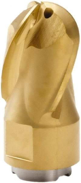 Seco - MP16 E05 Grade F40M Carbide Milling Tip Insert - TiAlN/TiN Finish, 3 Flutes, 5/8" Cutting Diam, 5/16" Depth of Cut, 1.283" Extension, 5/16" Cnr Rad - Industrial Tool & Supply