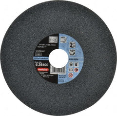 Metabo - 6" Medium Grade Zirconia Alumina Deburring Disc - 1" Center Hole, Spindle Mount Connection, Black - Industrial Tool & Supply