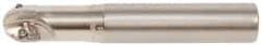 Seco - 5/8" Cut Diam, 0.55" Max Depth of Cut, 5/8" Shank Diam, 3.878" OAL, Indexable Ball Nose End Mill - Straight Shank, R218.20 Toolholder, 218.20-080.R Insert - Industrial Tool & Supply