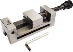 Gibraltar - 2-3/4" Jaw Width, 3" Jaw Opening Capacity, 1-9/16" Jaw Height, Toolmaker's Vise - Flat Jaw, 0.003" Parallelism, 0.005" Squareness, 254mm OAL x 4-1/4" OAH - Industrial Tool & Supply