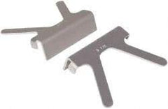 Gibraltar - 3-1/2" Jaw Width, Aluminum, Vise Jaw Cap - Press On Attachment - Industrial Tool & Supply