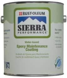 Rust-Oleum - 1 Gal Safety Yellow Water-Based Epoxy - 230 to 340 Sq Ft/Gal Coverage - Industrial Tool & Supply