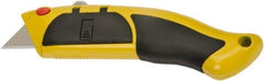 Ability One - Snap Utility Knife - 7" Steel Blade, Yellow Steel Handle - Industrial Tool & Supply