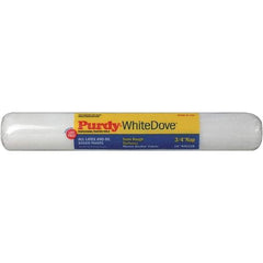 Purdy - 3/4" Nap, 18" Wide Paint General Purpose Roller Cover - Medium-Rough Texture, Woven Dralon Fabric - Industrial Tool & Supply