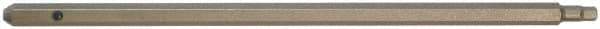 Paramount - 1/8" Hex Screwdriver Blade - 5mm Drive, 5-1/2" OAL - Industrial Tool & Supply