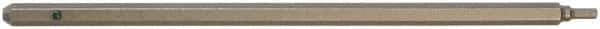 Paramount - 3/32" Hex Screwdriver Blade - 5mm Drive, 5-1/2" OAL - Industrial Tool & Supply
