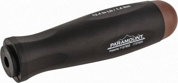 Paramount - 1 Piece, 1.4 Max N/m, Preset Torque Limiting Screwdriver - 0.1969" Drive - Industrial Tool & Supply