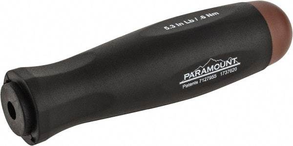 Paramount - 1 Piece, 0.6 Max N/m, Preset Torque Limiting Screwdriver - 0.1969" Drive - Industrial Tool & Supply