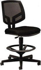 Hon - Swivel & Adjustable Stools Type: Adjustable Height Stool Base Type: Swivel - Industrial Tool & Supply