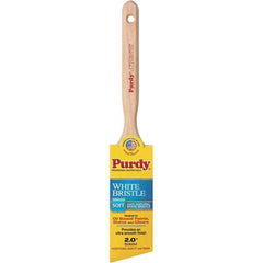 Purdy - 2" Angled Hog General Purpose Paint Brush - 2-5/8" Bristle Length, 7-1/4" Wood Fluted Handle - Industrial Tool & Supply