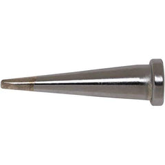 Weller - 0.8mm Point, 0.8mm Tip Diameter, Soldering Iron Chisel Tip - Series XT, For Use with Hand Soldering with WX1 or WX2 Base Unit and WXP120 Iron - Exact Industrial Supply