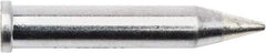 Weller - 1.6mm Point, 1.6mm Tip Diameter, Soldering Iron Chisel Tip - Series XT, For Use with Hand Soldering with WX1 or WX2 Base Unit and WXP120 Iron - Exact Industrial Supply