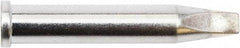 Weller - 3.2mm Point, 3.2mm Tip Diameter, Soldering Iron Chisel Tip - Series XT, For Use with Hand Soldering with WX1 or WX2 Base Unit and WXP120 Iron - Exact Industrial Supply