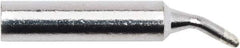 Weller - 1.6mm Point, 1.6mm Tip Diameter, Soldering Iron Bent Chisel Tip - Series XNT, For Use with Hand Soldering with WX1 or WX2 Base Unit and WXP65 Iron - Exact Industrial Supply