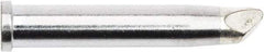 Weller - 5mm Point, 5mm Tip Diameter, RoundSlope Soldering Iron Tip - Series XT, For Use with Hand Soldering with WX1 or WX2 Base Unit and WXP120 Iron - Exact Industrial Supply