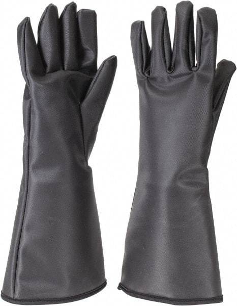 PRO-SAFE - Size S Aramid Lined Silicone Heat Resistant Glove - 13-1/2" OAL, Gauntlet Cuff - Industrial Tool & Supply