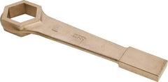 Ampco - 2-3/4" 6 Point Striking Box Wrench - Single End, 17" OAL, Aluminum Bronze - Industrial Tool & Supply
