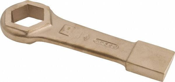 Ampco - 1-7/8" 6 Point Striking Box Wrench - Single End, 10-5/8" OAL, Aluminum Bronze - Industrial Tool & Supply