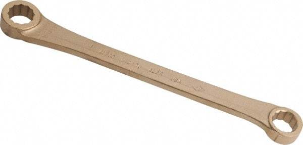 Ampco - 11/16" x 25/32" 12 Point Offset Box Wrench - Double End, 10-3/4" OAL, Aluminum Bronze - Industrial Tool & Supply