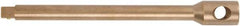 Ampco - 1/2" Drive Standard Socket Extension - 3" OAL - Industrial Tool & Supply