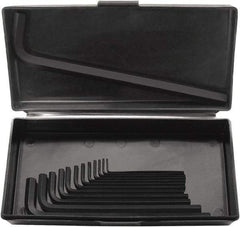 Bondhus - 13 Piece L-Key Hex Key Set - Hex Range 1/16 to 1/2", 9" OAL, Protanium High Torque Steel - Industrial Tool & Supply