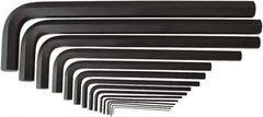 Bondhus - 15 Piece L-Key Hex Key Set - Hex Range 0.89 to 19mm, 15" OAL, Protanium High Torque Steel - Industrial Tool & Supply