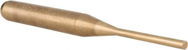 Ampco - 5/32" Pin Punch - 5" OAL, Aluminum Bronze - Industrial Tool & Supply