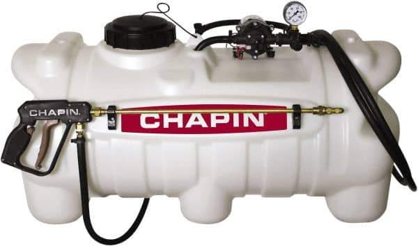 Chapin - 25 Gal Chemical Safe Garden Hand Sprayer - Use with Cleaners/Degreasers, Polyethylene Tank, Wide Mouth, Reinforced Hose - Industrial Tool & Supply