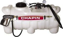 Chapin - 25 Gal Chemical Safe Garden Hand Sprayer - Use with Cleaners/Degreasers, Polyethylene Tank, Wide Mouth, Reinforced Hose - Industrial Tool & Supply