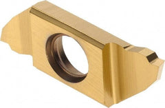 Iscar - SCIR22150 IC1008 Grade, 0.0591" Cutting Width, Carbide Cutoff Insert - 16° Right Hand Lead Angle, TiAlN/TiN Coated, Single End - Industrial Tool & Supply