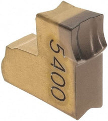 Iscar - TAG3 LF IC5400 Grade, 0.12" Cutting Width, Carbide Cutoff Insert - Neutral Lead Angle, 0.008" Cnr Rad, TiCN/Al2O3/TiN Coated, Single End - Industrial Tool & Supply