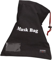 Allegro - Full Face Mask Face Shield Storage Bag - Cotton (Outer), 14" Long x 1/4" Wide, 1,000 Cu In Capacity - Industrial Tool & Supply