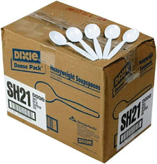Dixie - Dixie Plastic Tableware, Heavyweight Soup Spoons - White - Industrial Tool & Supply