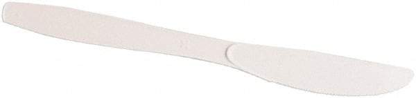 Dixie - Dixie Plastic Tableware, Heavy Mediumweight Knives - White - Industrial Tool & Supply