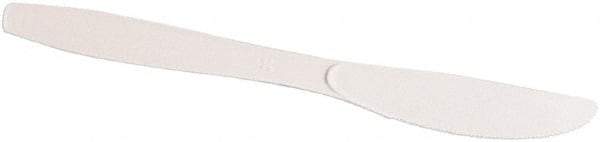 Dixie - Dixie Plastic Tableware, Heavyweight Knives - White - Industrial Tool & Supply