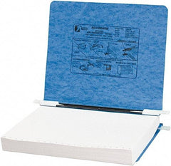ACCO - 8-1/2 x 11", Holds up to 6" of Unburst Sheets, Light Blue, Data Binders - 11 Point Stock - Industrial Tool & Supply