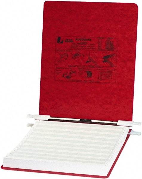 ACCO - 9-1/2 x 11", Holds up to 6" of Unburst Sheets, Executive Red, Data Binders - 11 Point Stock - Industrial Tool & Supply