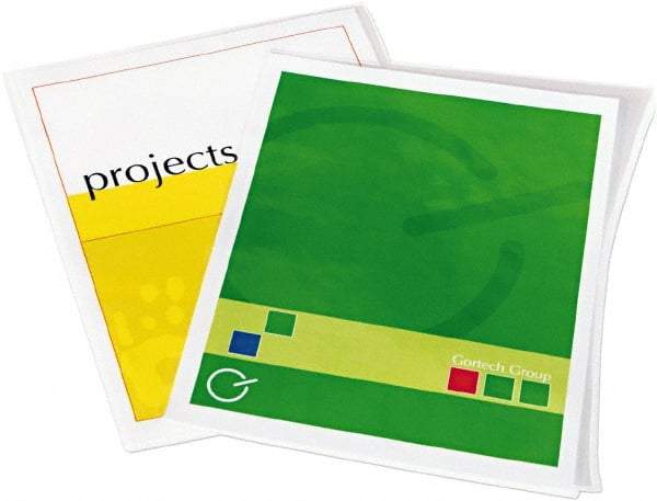 FELLOWES - 50 Piece, 3 mil Thick Plastic Pouch - 11-1/2 Inch Wide x 9 Inch High - Industrial Tool & Supply