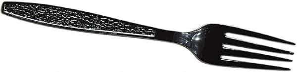 Solo - Solo Guildware Heavyweight Plastic Forks - Black - Industrial Tool & Supply