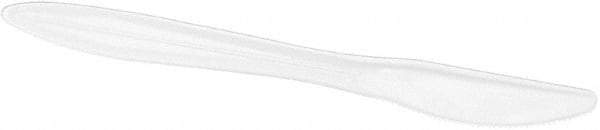 DART - Dart Style Setter Mediumweight Plastic Knives - White - Industrial Tool & Supply
