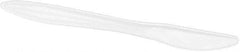 DART - Dart Style Setter Mediumweight Plastic Knives - White - Industrial Tool & Supply