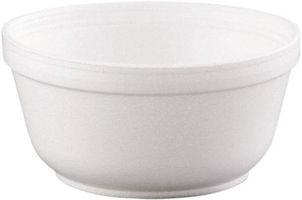 DART - Dart Foam Bowls, 12 Ounces, Round - White - Industrial Tool & Supply