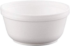 DART - Dart Foam Bowls, 12 Ounces, Round - White - Industrial Tool & Supply