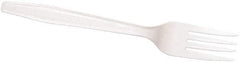 Boardwalk - Boardwalk Full Length Polystyrene Cutlery, Fork - White - Industrial Tool & Supply