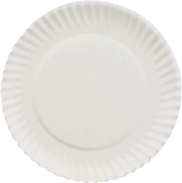 AJM Packaging Corporation - Paper Plates, 6" - White - Industrial Tool & Supply