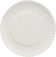 AJM Packaging Corporation - Paper Plates, 6" - White - Industrial Tool & Supply