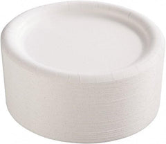 AJM Packaging Corporation - Premium Coated Paper Plates, 9" - White - Industrial Tool & Supply
