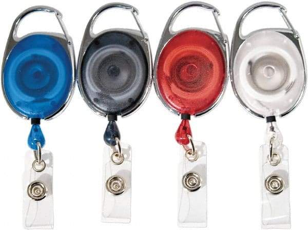 ADVANTUS - 30 Inch Long, Retractable ID Holder Strap - Assorted Colors, 20 Pack - Industrial Tool & Supply